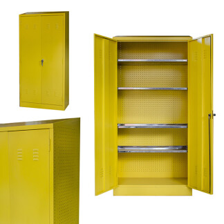 Heavy Duty Steel Hazardous Cabinets Yellow Only
