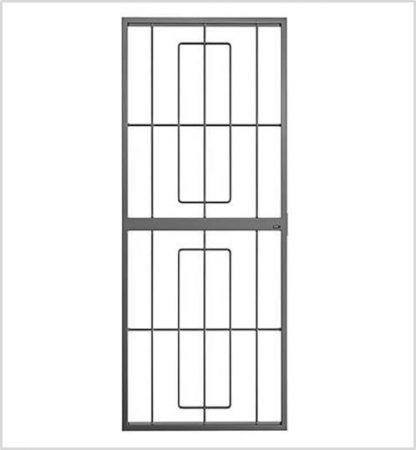 Type 2 Security Gate (Lockable)-1950mm(H) x 770mm(W)-Grey.