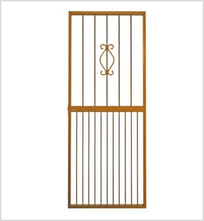 Type 6 Security Gate (Lockable) 1950mm(H) x 770mm(W)-Bronze.