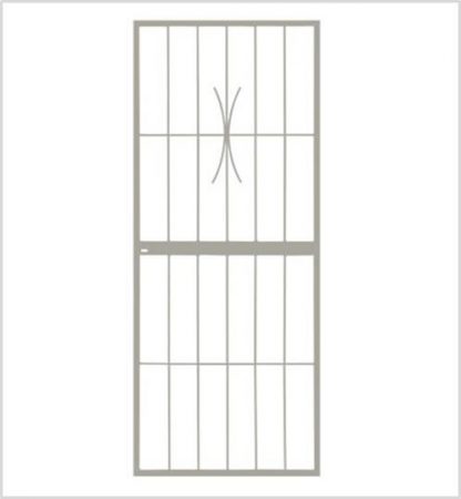 Type 3 Security Gate (Lockable) 1950mm(H) x 770mm(W)-White.