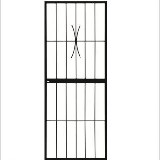 Type 3 Security Gate (Lockable) 1950mm(H) x 770mm(W)-Black.