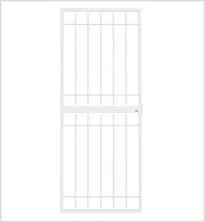 Type 5 Security Gate (Lockable) 1950mm(H) x 770mm(W)-White.