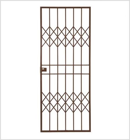 Type 7 Security Gate (Lockable) 1950mm(H) x 770mm(W)-Bronze.