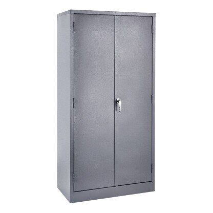 Best seller- Heavy Duty Stationery Cupboard with 4 shelves. 1800mm Height. Grey or Ivory/Karoo.